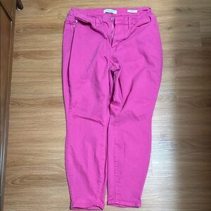 Judy Blue Vibrant Pink Denim